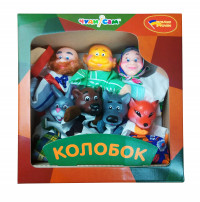 Кукольный театр "КОЛОБОК" (премиум упаковка, 7 персонажей) B065