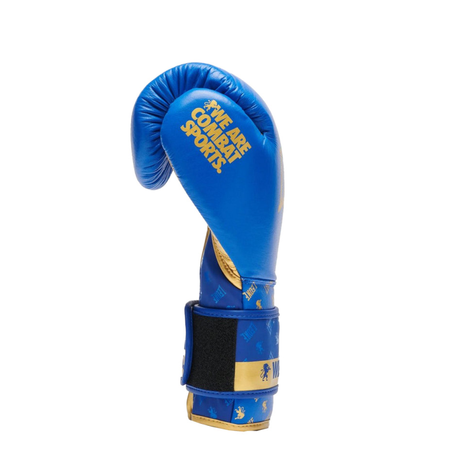 Боксерские перчатки GN220 DNA Leone GN220_Blue_16oz 16 унций (бинты в комплекте)