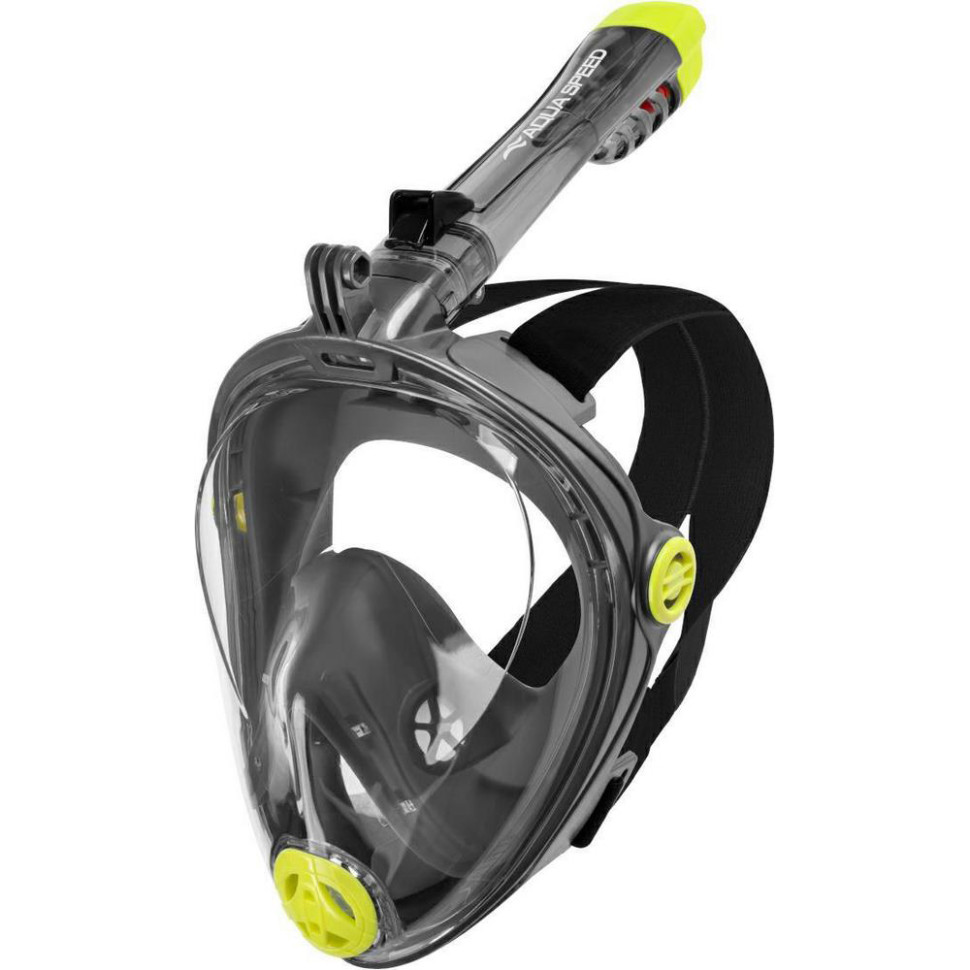 Повнолицьова маска SPECTRA 2.0 Aqua Speed 247-30 чорний, жовтий, L/XL