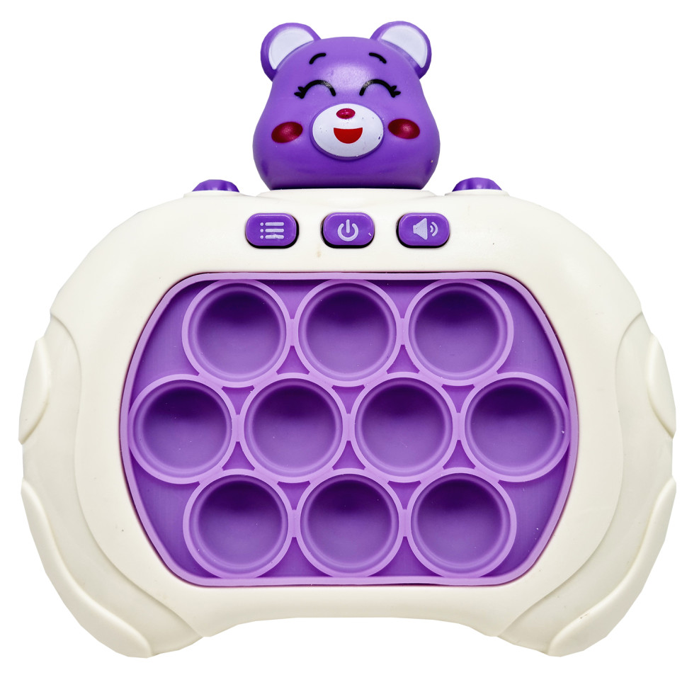 Електронна приставка Pop It консоль Quick Push Puzzle Game Fast Bambi ZZ-11(Violet)