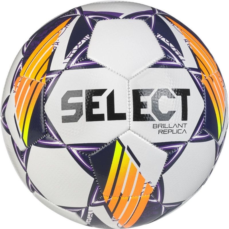 Мяч футбольный Brillant Replica v24 Select 099488-096-5 бело-фиолетовый № 5