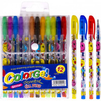 Набір ручок ароматизованих гелевих 12 кольорів 805-12