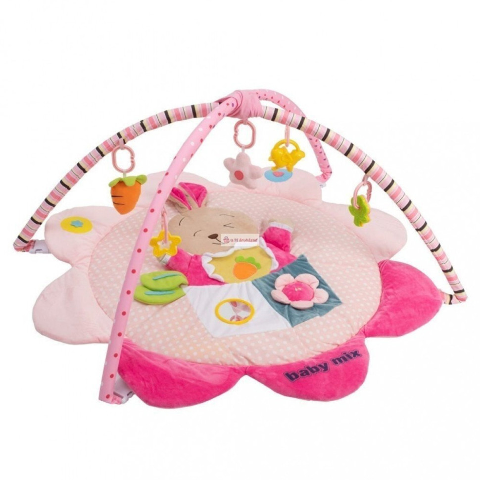Коврик развивающий Кролики Baby Mix 45511 диаметр 92 см