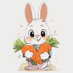 Картина по номерам "Чудесный кролик" Art Craft 15592-AC 30х30 см      