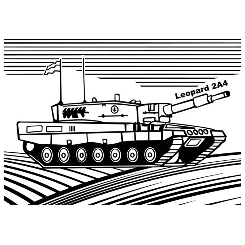 Картина-трафарет для розфарбовування піском А4 