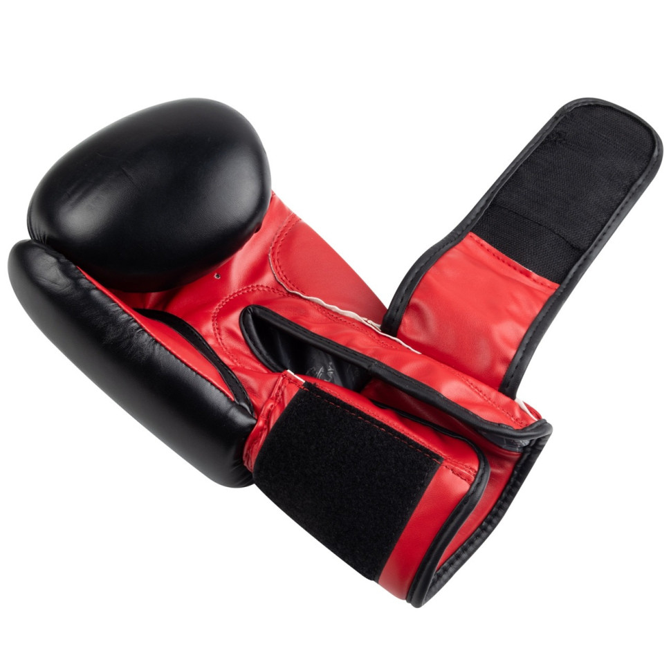 Боксерские перчатки 3004 Classic PowerPlay PP_3004_16oz_Bl/Red, Черно-Красные 16 унций