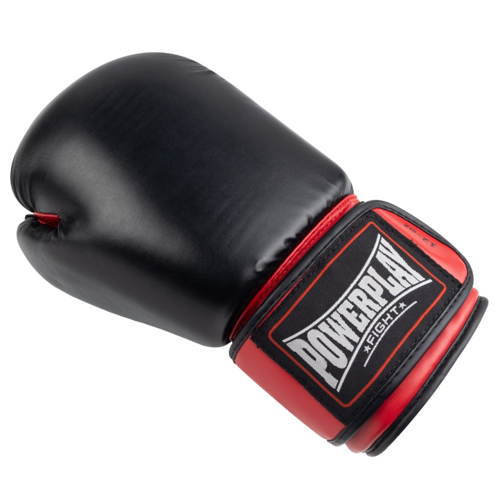 Боксерские перчатки 3004 Classic PowerPlay PP_3004_16oz_Bl/Red, Черно-Красные 16 унций
