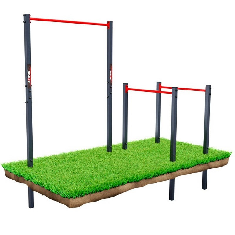 Турник для подтягивания с брусьями Garden-street workout KSOZ004 K-Sport KS-222 до 150 кг