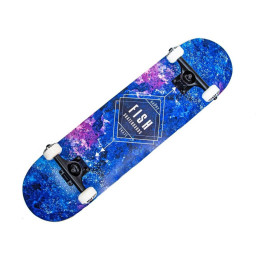 Скейтборд деревянный Skateboard "Blue Rhombus" Fish 1628752765 до 90 кг