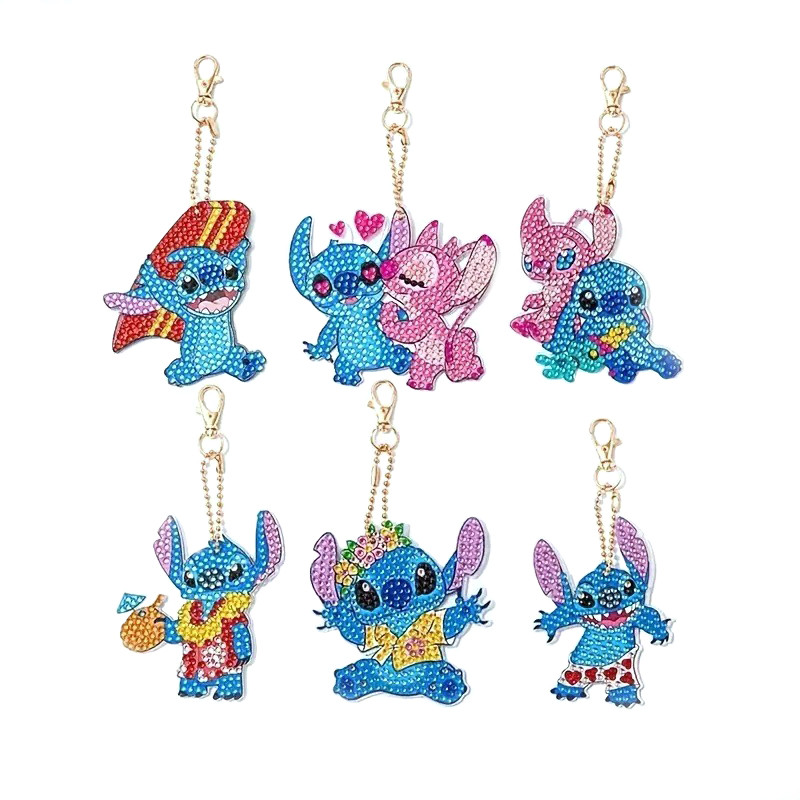 Набір брелків алмазна викладка 