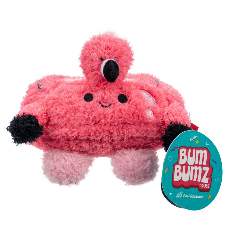 Детская мягкая игрушка Тюб Фламинго Тамара PoolsideBumz BumBumz RBBZ00721, 11 см