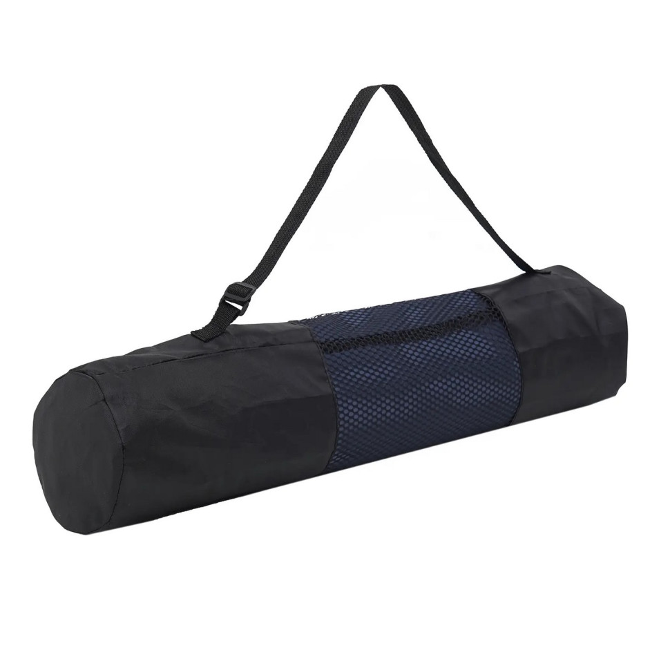 Коврик (мат) спортивный для йоги и фитнеса SportVida SV-EZ0063 TPE 183 x 61 x 1 см, Blue/Sky Blue
