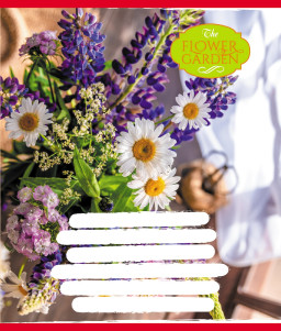 Тетрадь ученическая "The Flower Garden" Leader 024-590552K-3 в клетку, 24 листа Тетрадь ученическая "The Flower Garden" Leader 024-590552K-3 в клетку, 24 листа