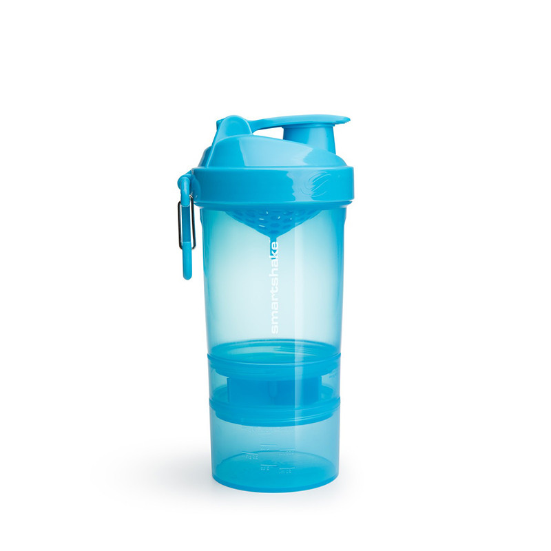 Шейкер спортивный Original2GO SmartShake 10560102 Neon Blue 600 мл