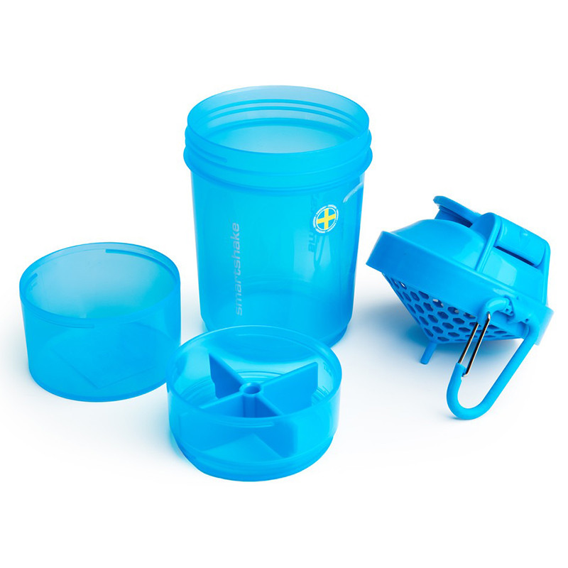 Шейкер спортивный Original2GO SmartShake 10560102 Neon Blue 600 мл