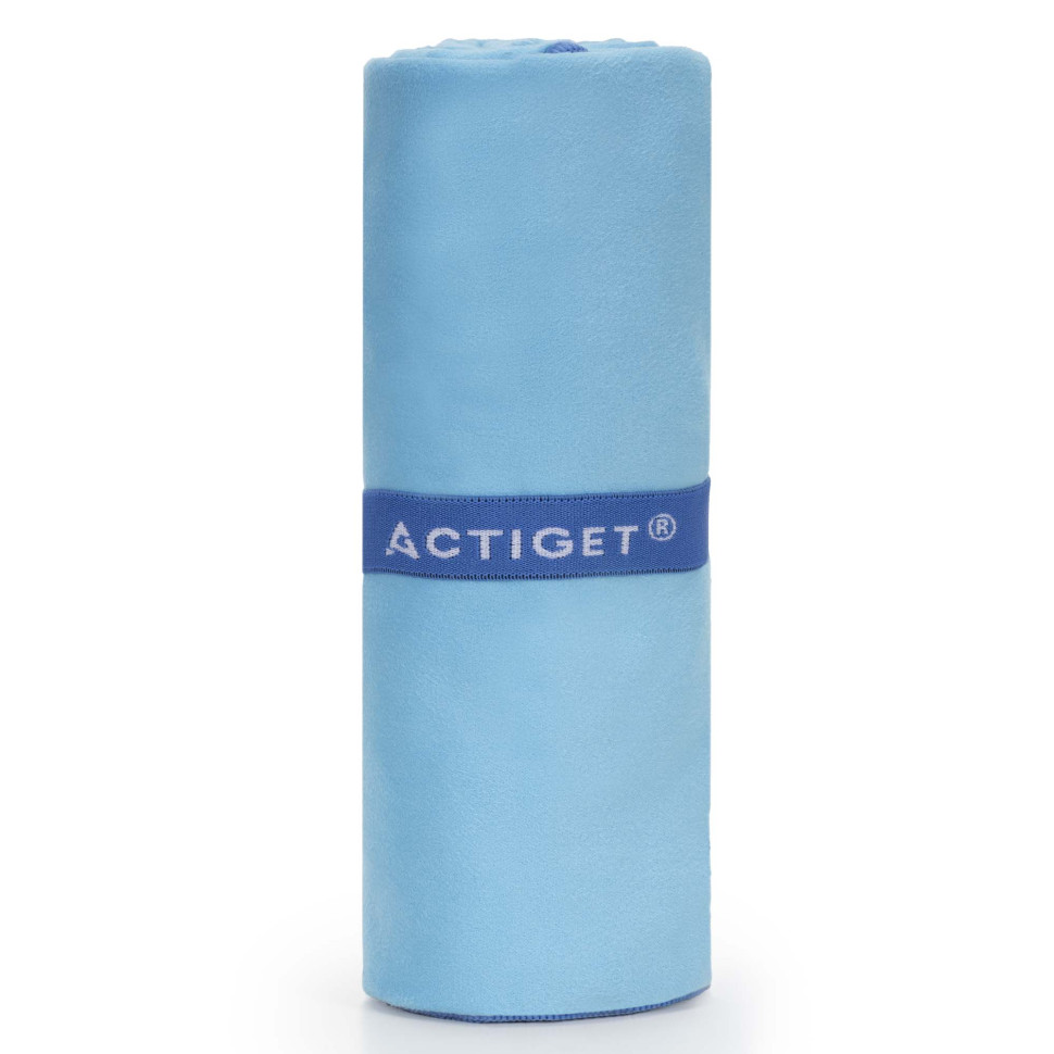 Рушник спортивний Actiget ACT0191 Blue, з мікрофібри 150x80 см