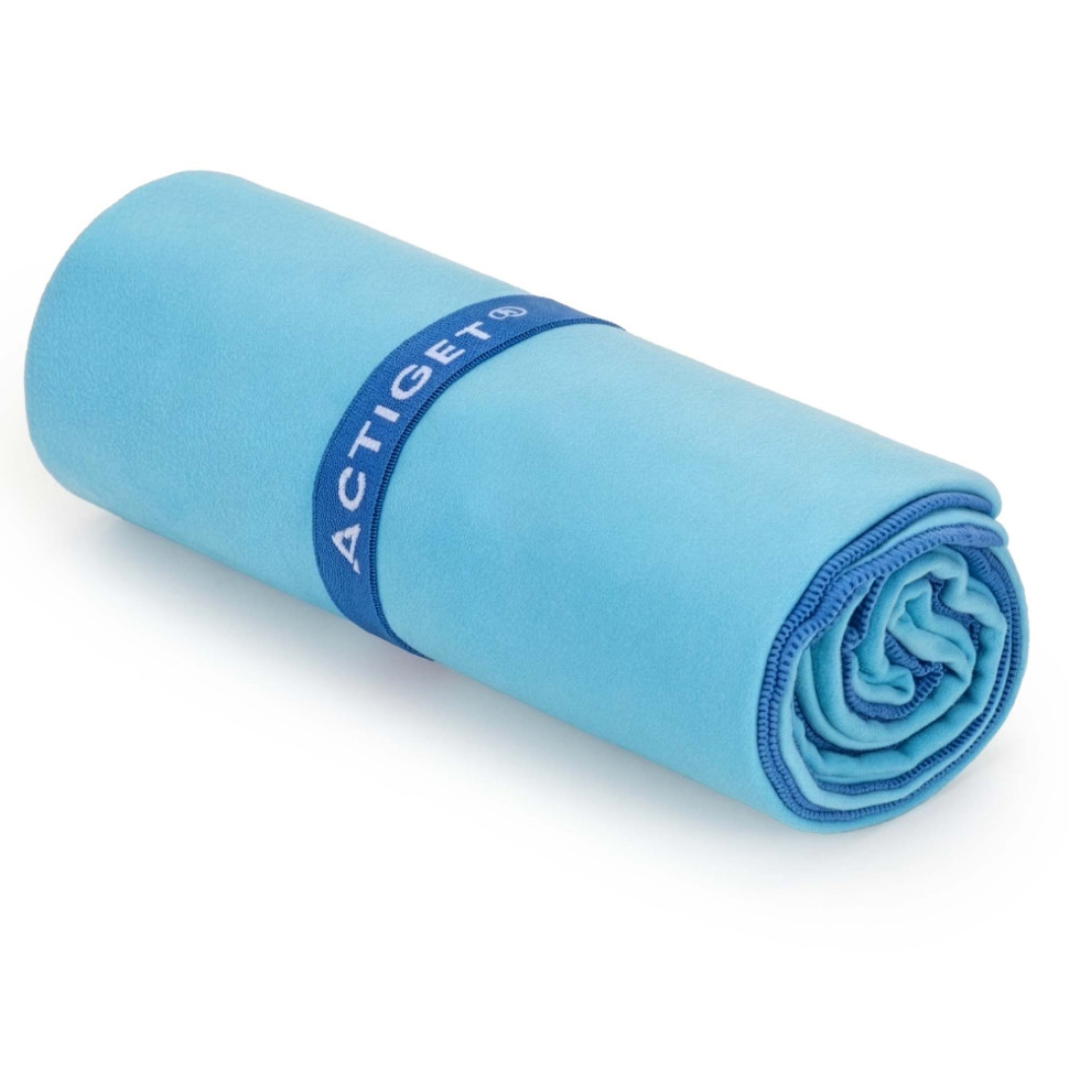 Рушник спортивний Actiget ACT0191 Blue, з мікрофібри 150x80 см