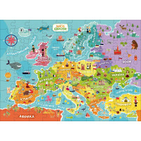Пазл DoDo "Карта Европы" украинская версия 300129