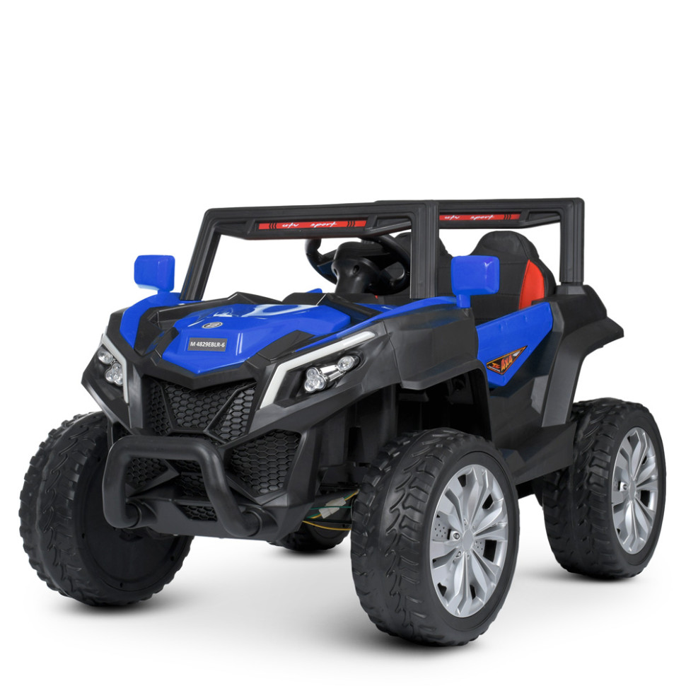 Дитячий електромобіль Джип Bambi Racer M 4829EBLR-4 до 35 кг по цене 7 611 грн.