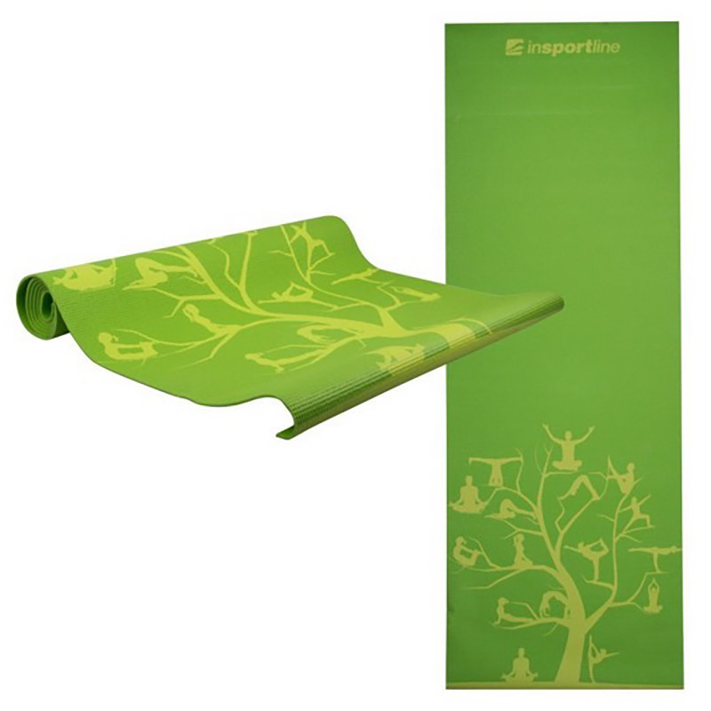 Коврик для йоги и фитнеса inSPORTline 11729-2, 172 x 61 x 0,3 см