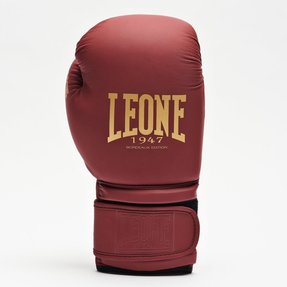 Боксерські рукавиці Bordeaux ED Leone GN059X_BORDEAUX_14oz, капа в комплекті 14 унцій