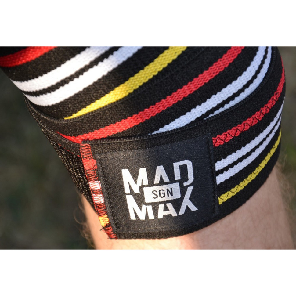 Бинти на коліна Knee Wraps MadMax MFA-292-U, Black