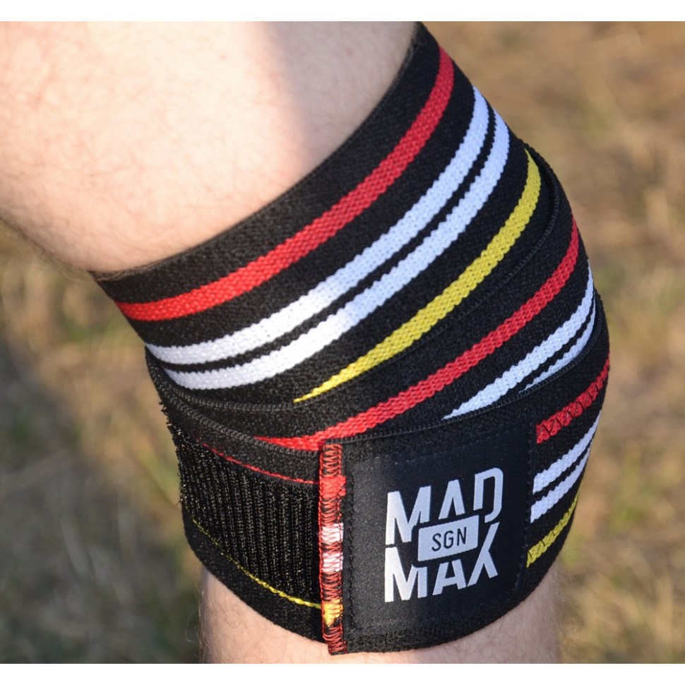 Бинти на коліна Knee Wraps MadMax MFA-292-U, Black