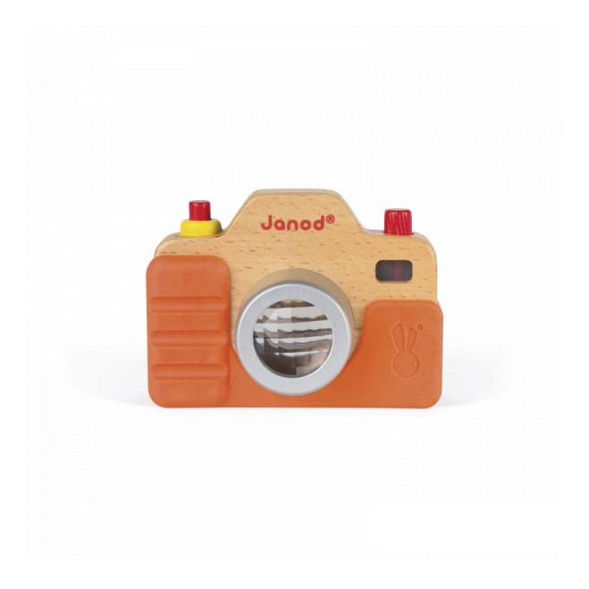 Детский деревянный Фотоаппарат Janod J05335 со звуком и вспышкой