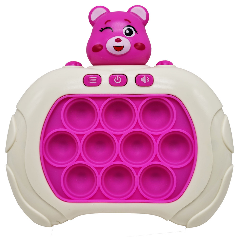 Електронна приставка Pop It консоль Quick Push Puzzle Game Fast Bambi ZZ-11(Pink)
