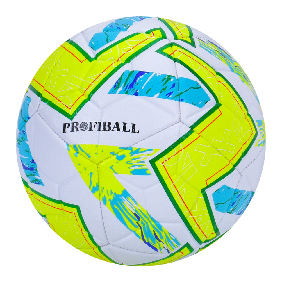 М'яч футбольний Bambi MS 4265(Yellow) 21,3 см, ПВХ, розмір 5, 380-400 грам