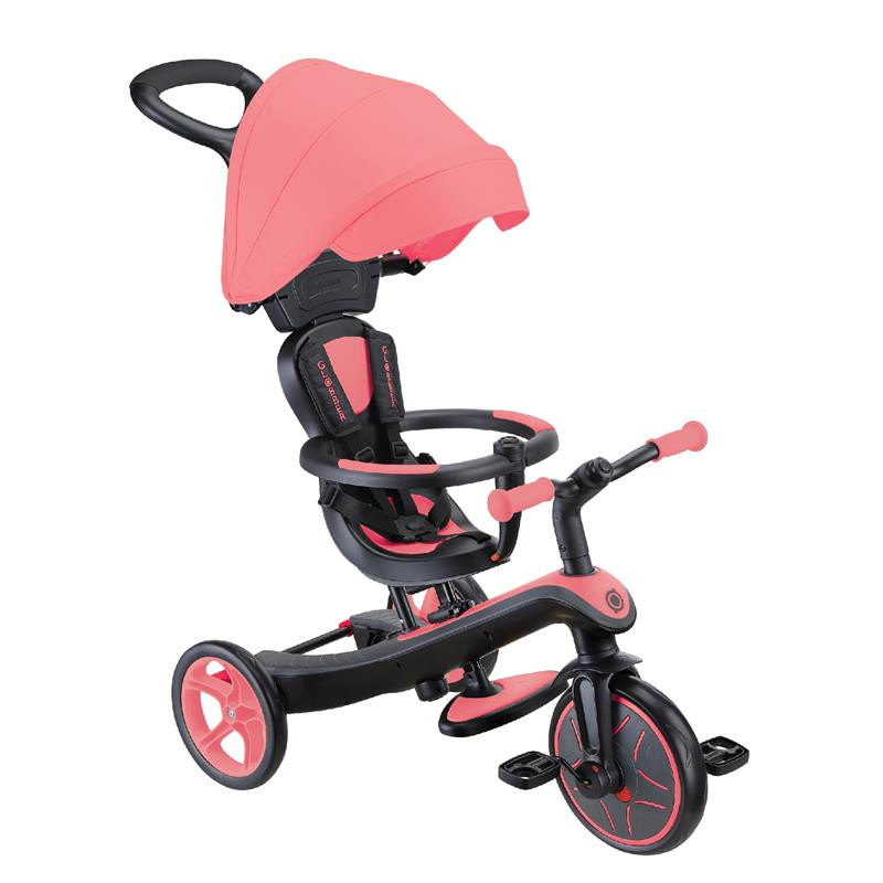 Велосипед детский EXPLORER TRIKE 4в1 DELUXE PLAY GLOBBER 634-110 розовый до 20кг