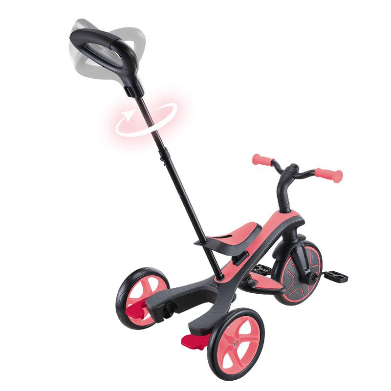 Велосипед детский EXPLORER TRIKE 4в1 DELUXE PLAY GLOBBER 634-110 розовый до 20кг
