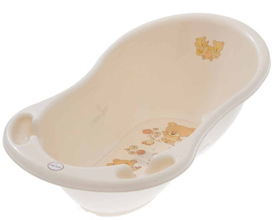 Ванночка дитяча «Ведмедики» Tega Baby MS-004ODPŁYW-119 зі зливом 86 см