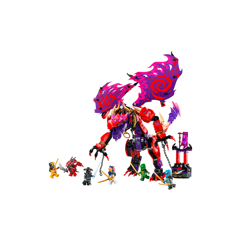 Конструктор NINJAGO Громовержець Дракон Хаосу LEGO 71832, 668 деталей