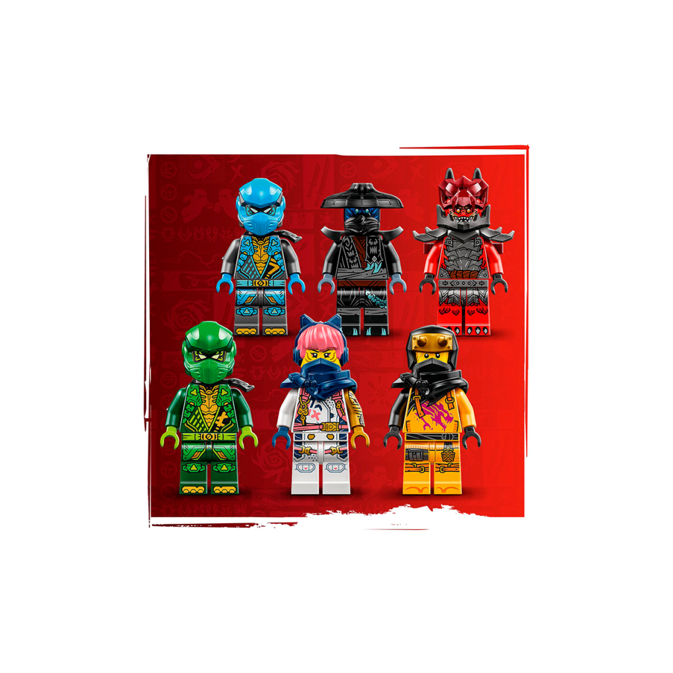 Конструктор NINJAGO Громовержець Дракон Хаосу LEGO 71832, 668 деталей