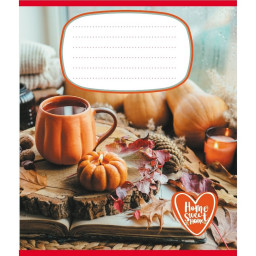 Тетрадь ученическая "Домашний уют" Leader 018-540253L-1 в линию, 18 листов  