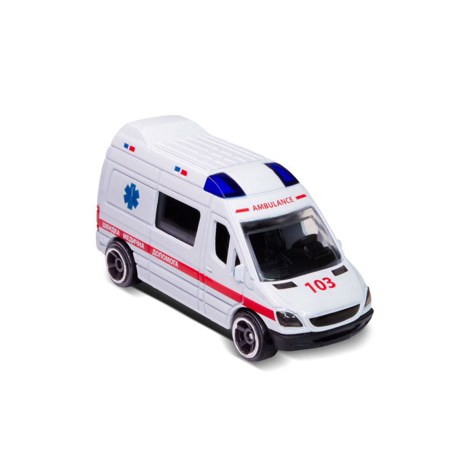 УЦІНКА!!! Автомодель дитяча Швидка допомога TechnoDrive 250421CG-3-UC масштаб 1:64