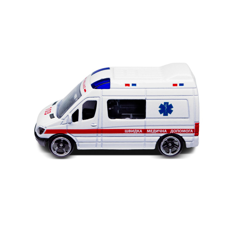 УЦІНКА!!! Автомодель дитяча Швидка допомога TechnoDrive 250421CG-3-UC масштаб 1:64