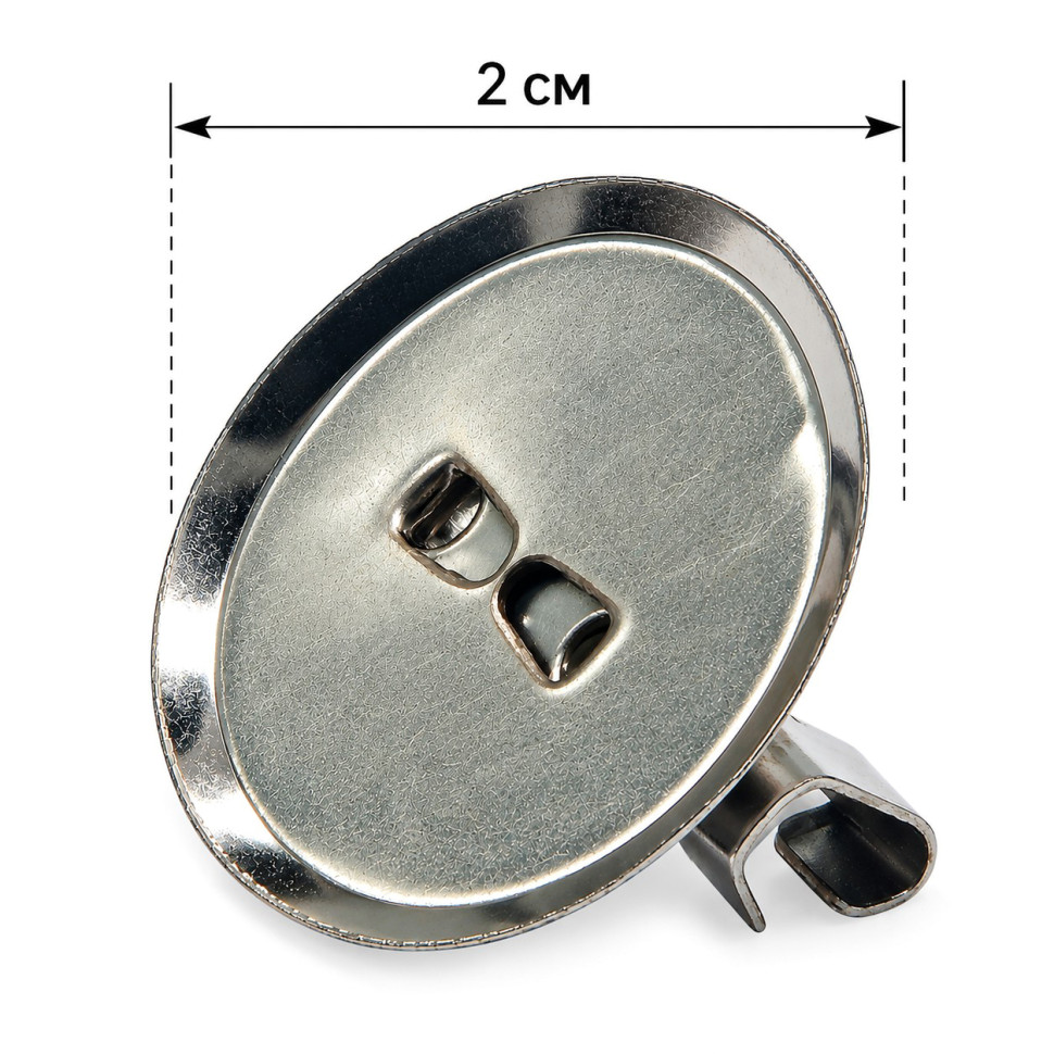 Металлическая заготовка для значков Bambi Badge-20mm диаметр 2 см