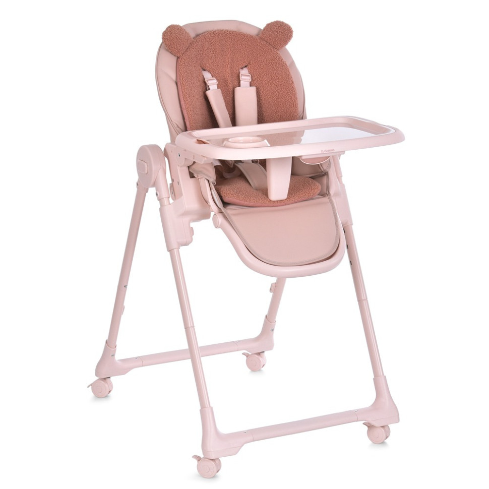 Стульчик для кормления CRYSTAL El Camino ME 1037 Bear Pink