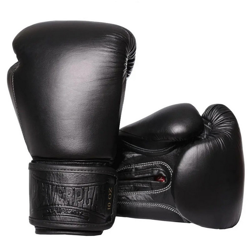 Боксерські рукавички 3014 Indiana PowerPlay PP_3014_14oz_Black, Чорні (натуральна шкіра) 14 унцій