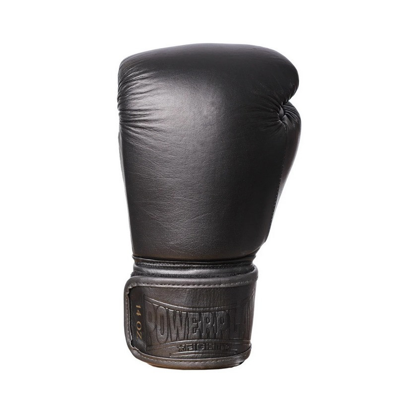 Боксерські рукавички 3014 Indiana PowerPlay PP_3014_14oz_Black, Чорні (натуральна шкіра) 14 унцій