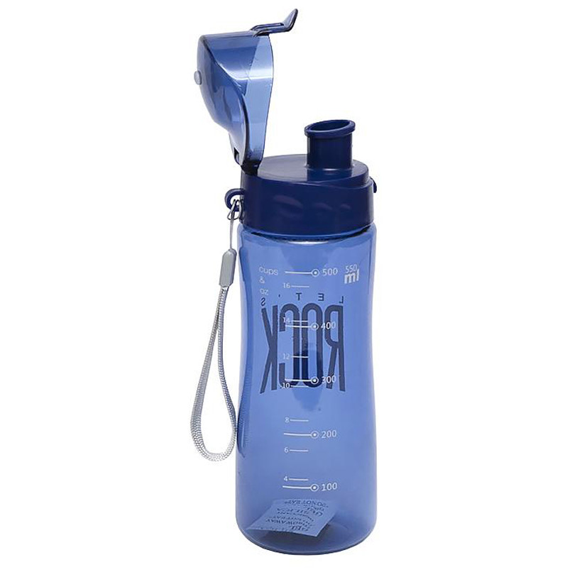 Бутылка для воды с ситечком Bambi 6907-3(Blue) пластик 500 мл