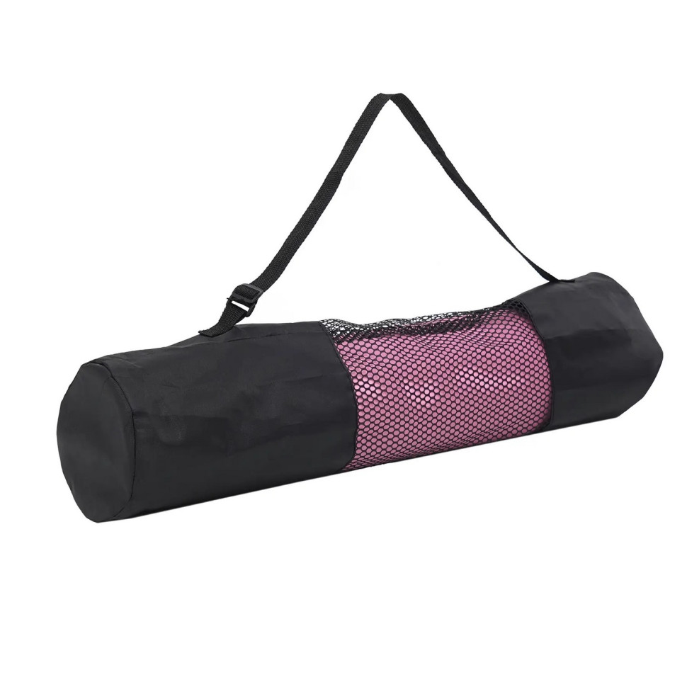 Килимок (мат) спортивний для йоги та фітнесу SportVida SV-EZ0064 TPE 183 x 61 x 1 см, Pink/Blue