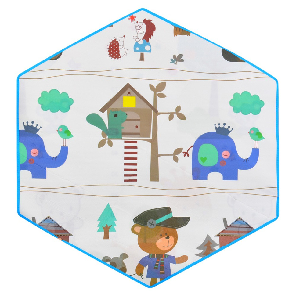Дитячий манеж Bambi MR 1512 Sapphire Blue 146×127×110 см