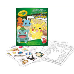 Раскраска детская "Pokemon" Crayola 04-2740G 32 страницы и 4 страницы наклеек
