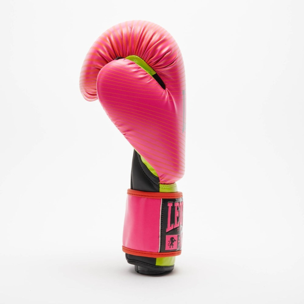 Боксерские перчатки Waves Fuxia Leone GN 313 Fuxia 10oz, капа в комплекте 10 унций