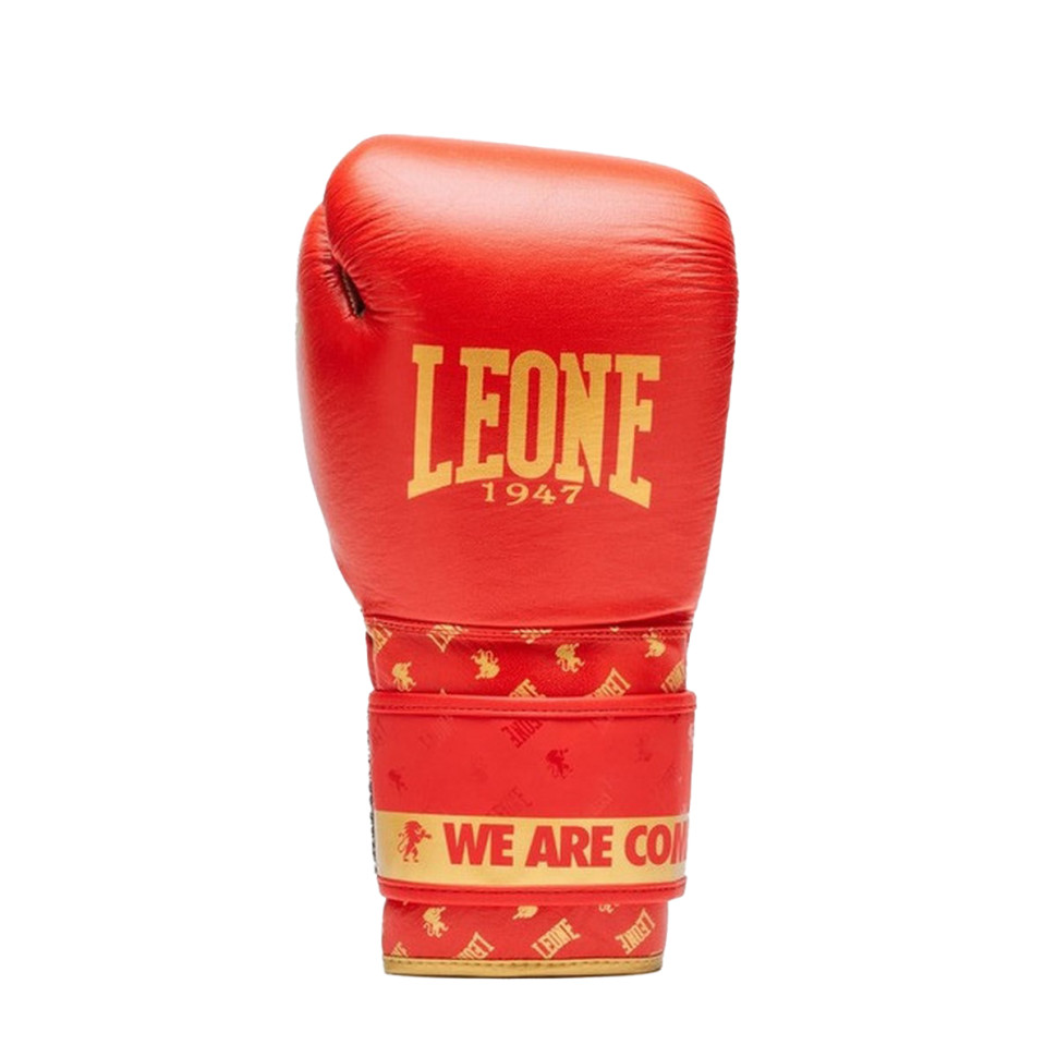 Боксерські рукавиці GN220 DNA Leone GN220_Red_16oz 16 унцій (бинти в комплекті)