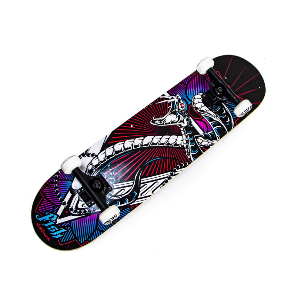 Скейтборд Skateboard Snake Fish 113297824 дерев'яний, до 90 кг