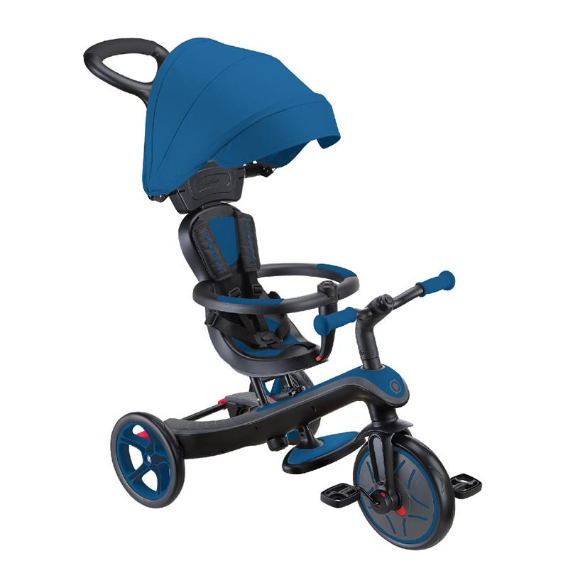 Велосипед дитячий EXPLORER TRIKE 4в1 DELUXE PLAY GLOBBER 634-100 синій, до 20кг